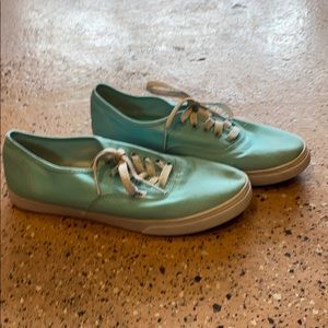 Turquoise vans shoes